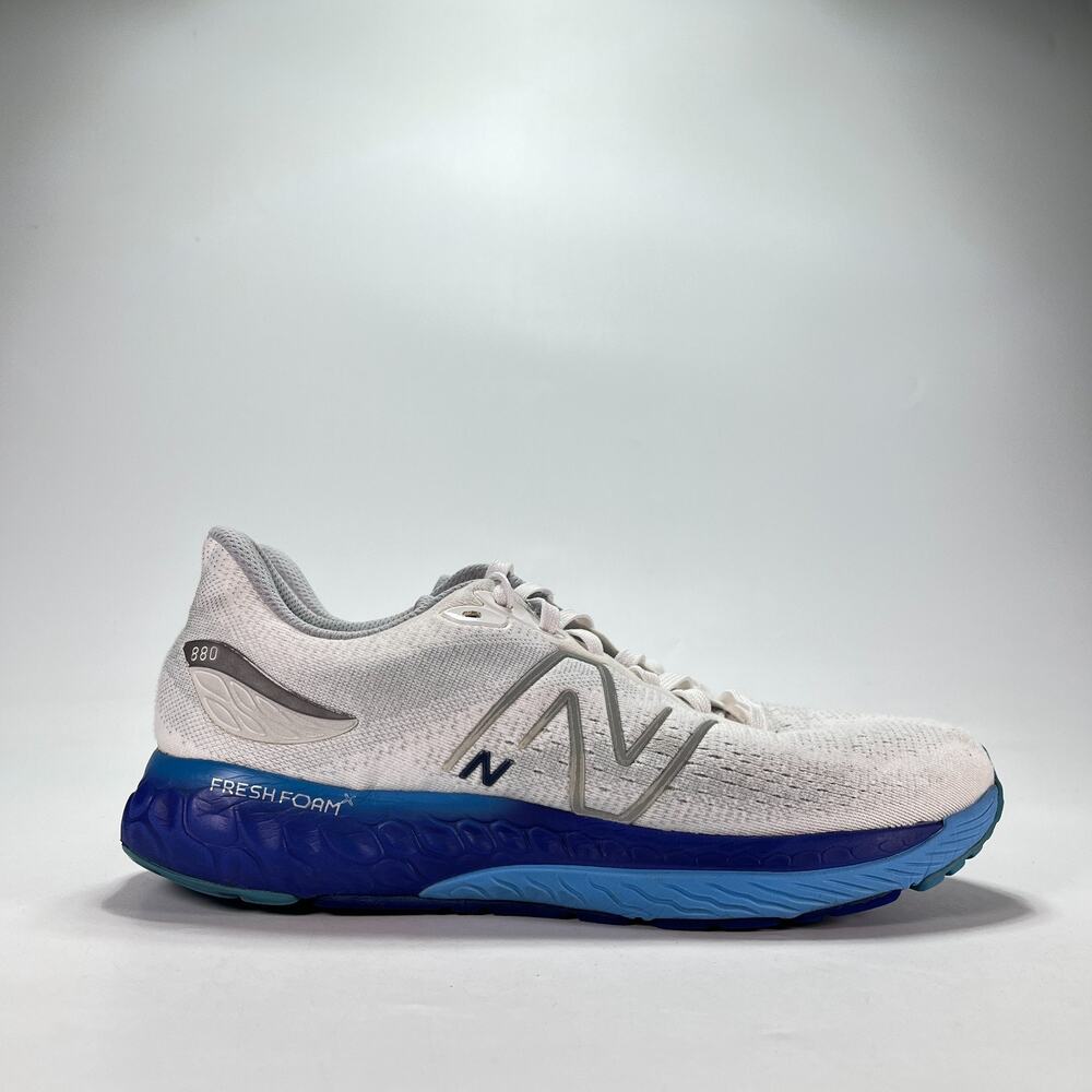 New Balance Fresh Foam X 880v12 White Infinity Blue M880H12 Men's Size 11.5